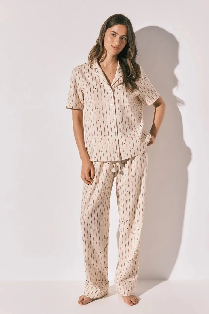 women'secret iki parçalı pamuklu kadın pijama seti