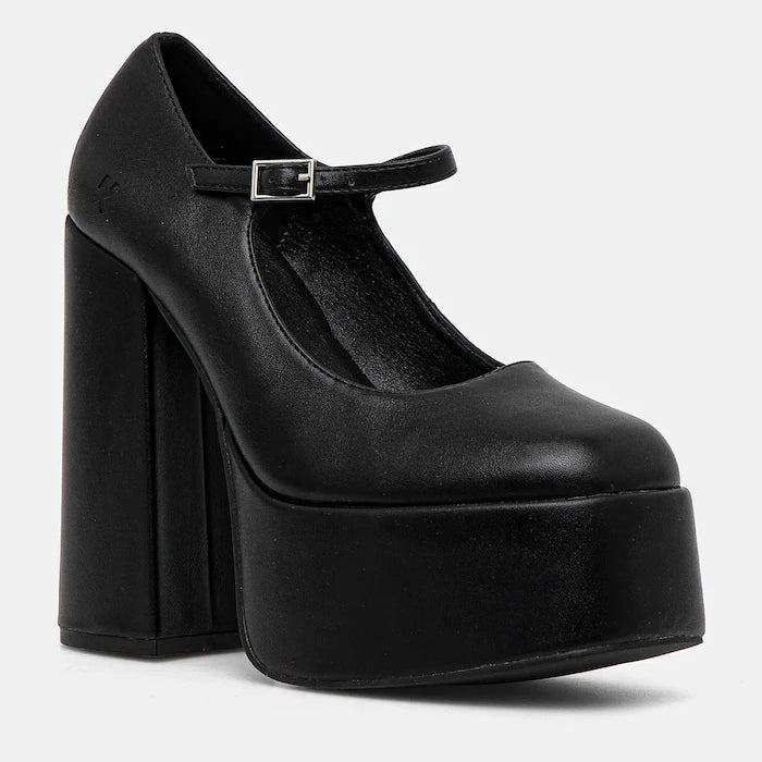 Обувки с дебел ток Koi Footwear