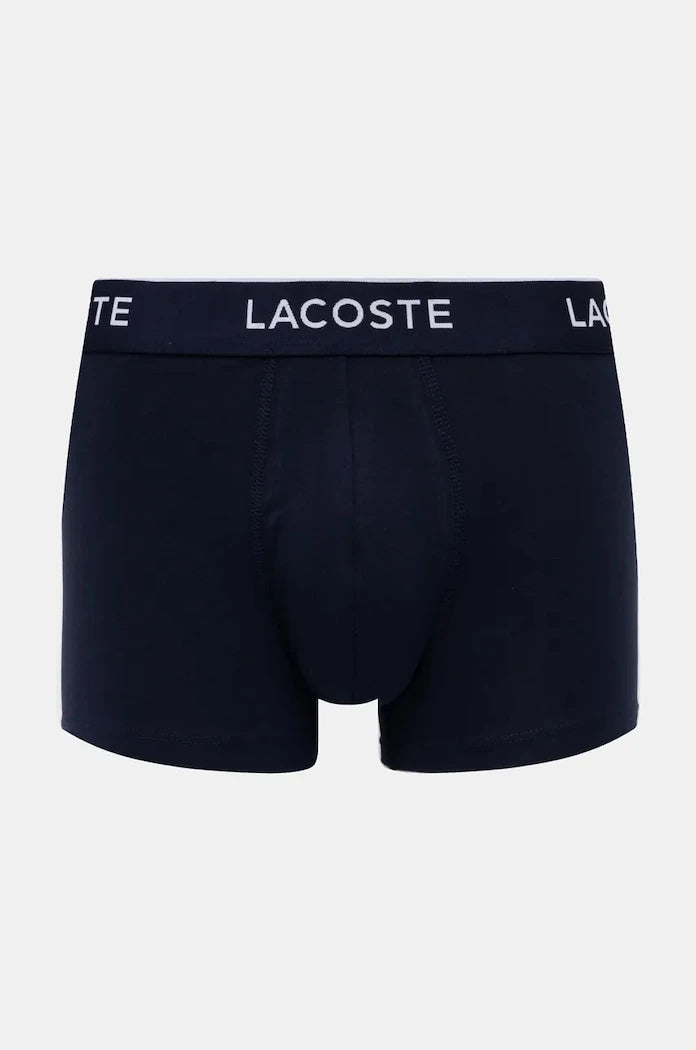 Lacoste erkek pamuklu elastan dar kesim boxer 3'lü