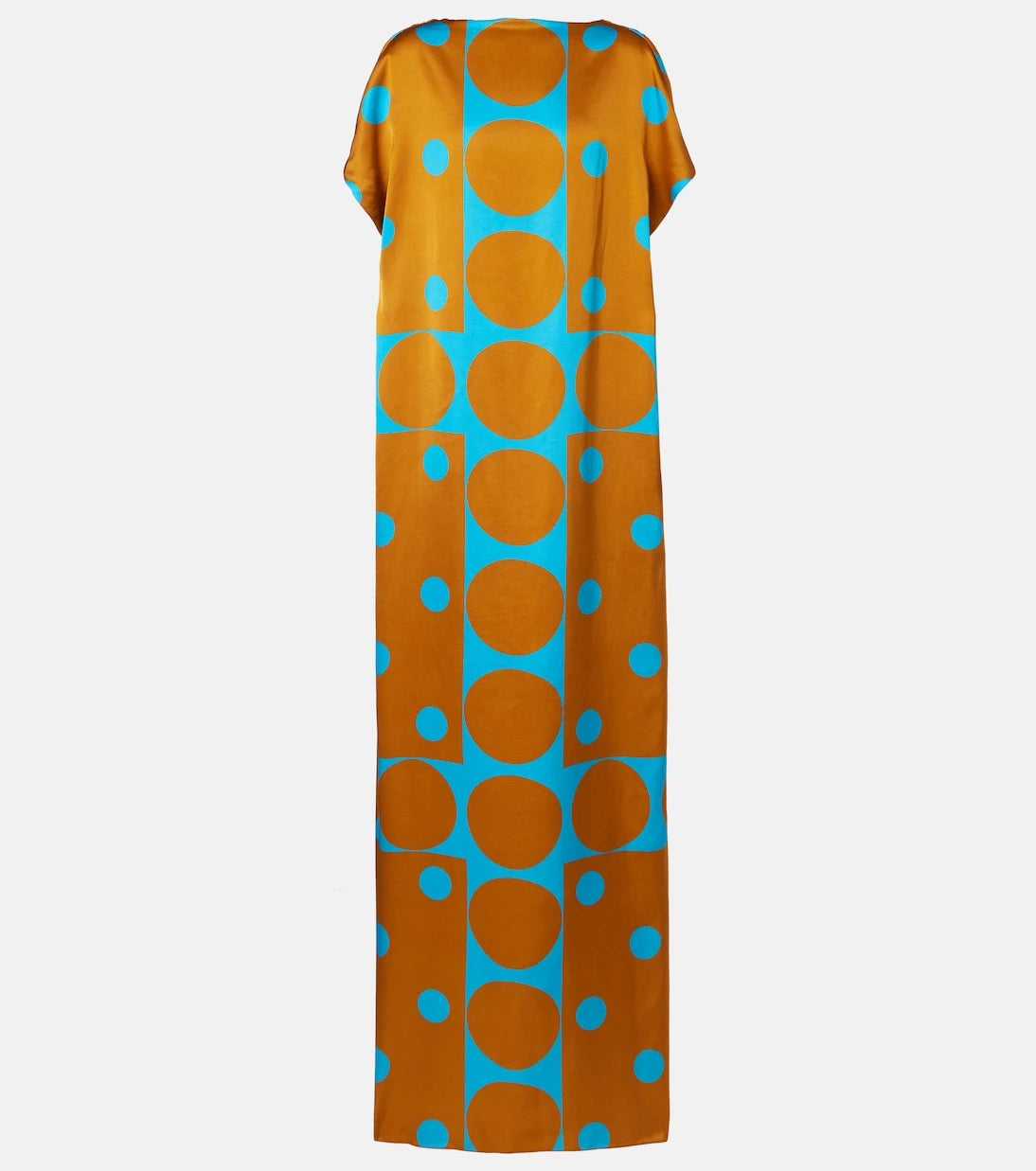 Dries Van Noten - Printed satin maxi dress