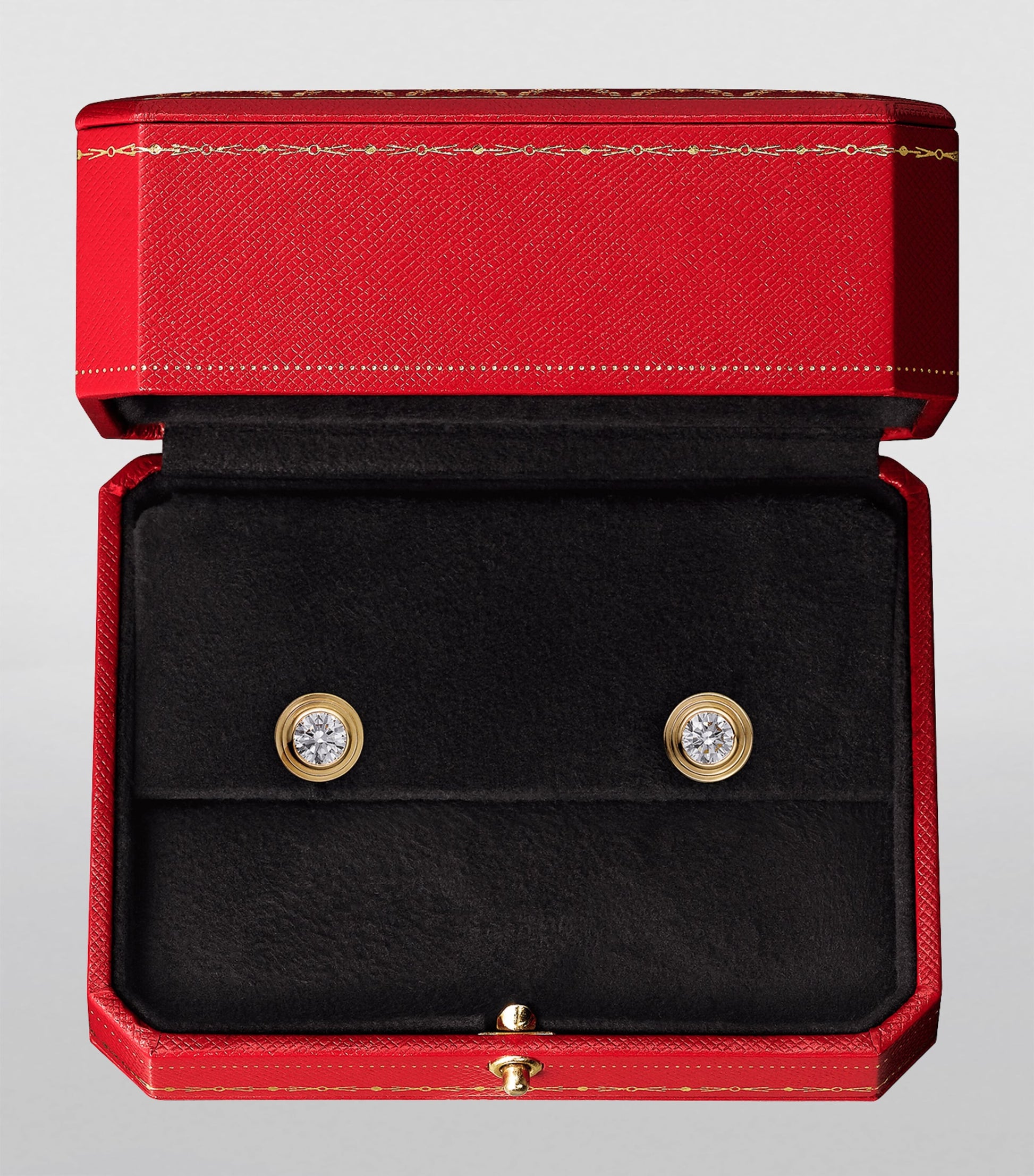 Extra-Small Yellow Gold and Diamond Cartier d'Amour Earrings