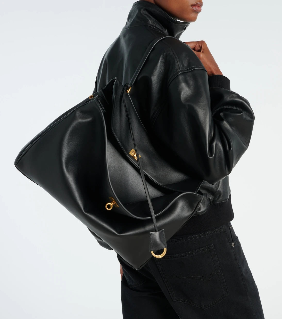 Balenciaga - Rodeo Large leather tote bag