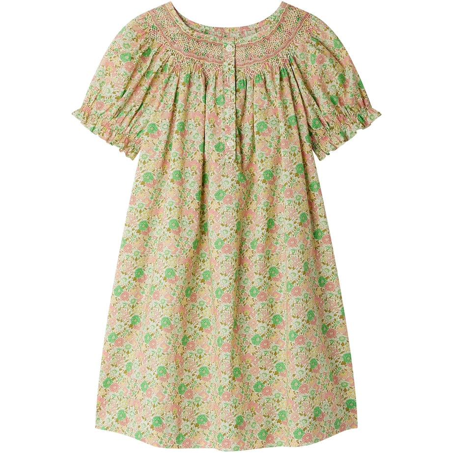 Bonpoint Organic Cotton Liberty Print Jarah Dress (10-14 Years)