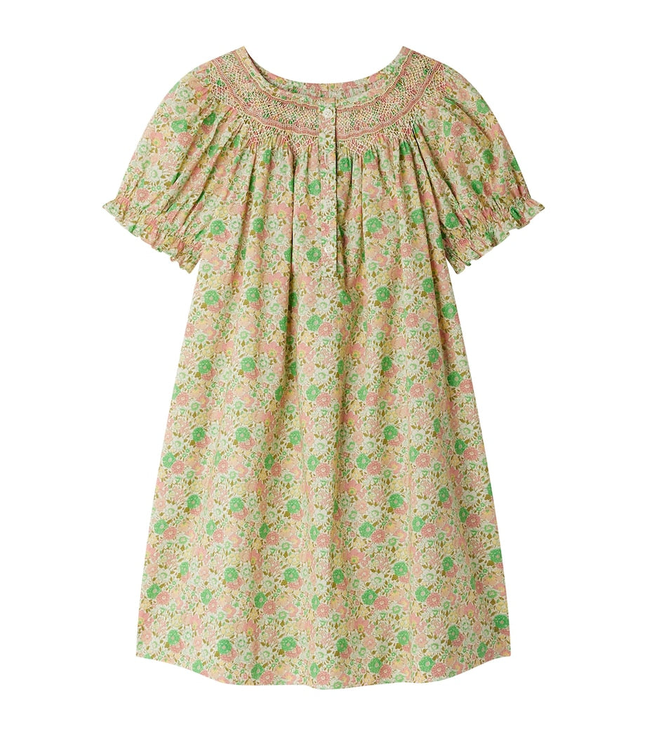 Bonpoint Organic Cotton Liberty Print Jarah Dress (10-14 Years)