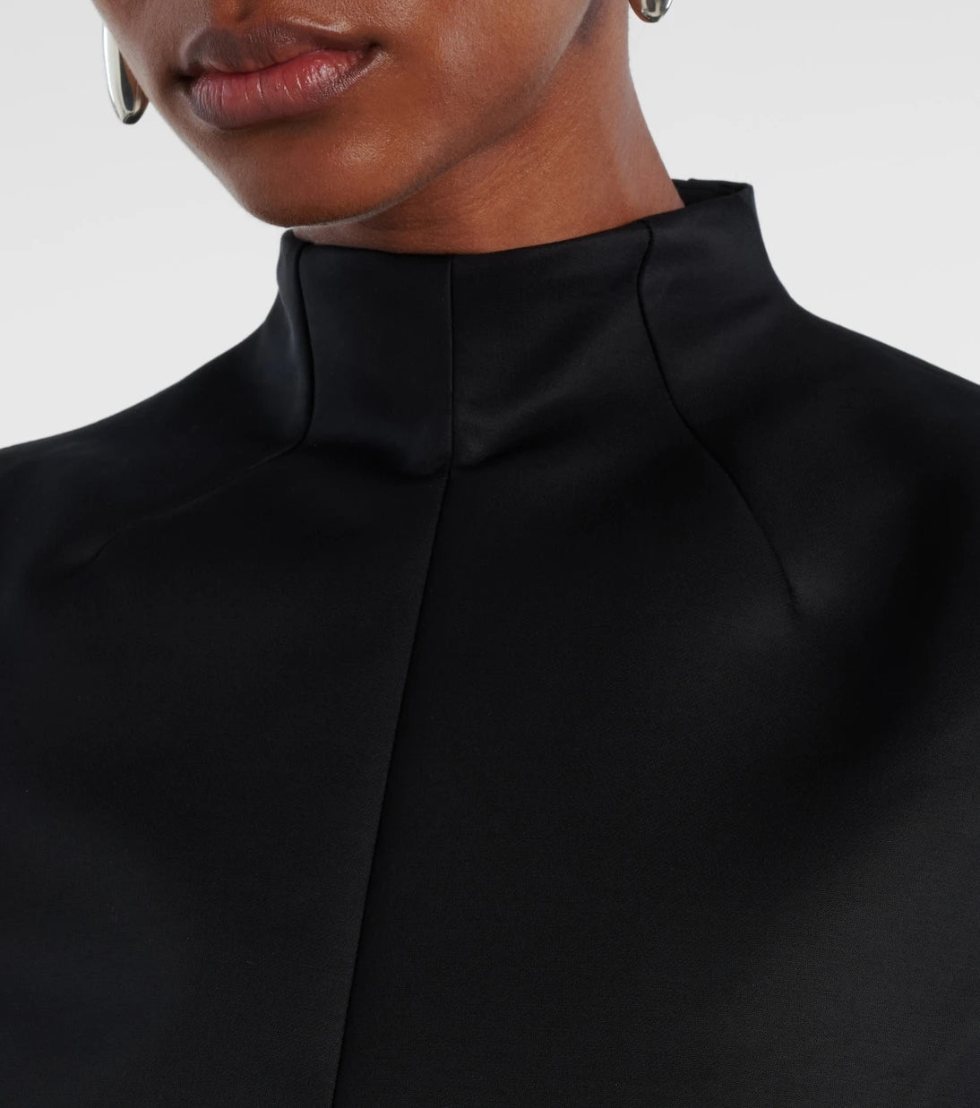 Sportmax - فستان سيلين من مزيج القطن