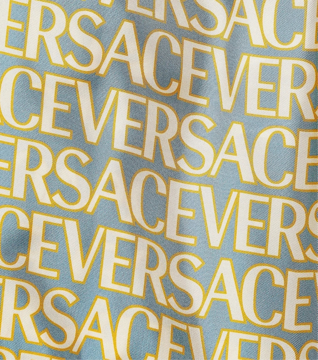 Versace Kids - Logo silk twill shorts