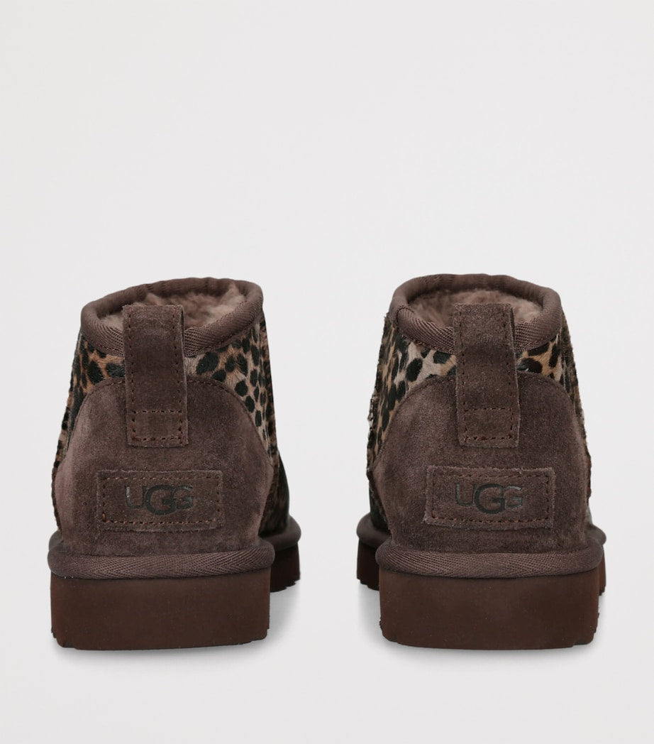 UGG Pony Hair Ultra Mini Capian Ankle Boots BROWN/OTH