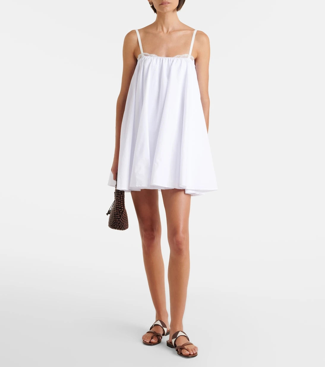 Staud - Cecily cotton poplin minidress