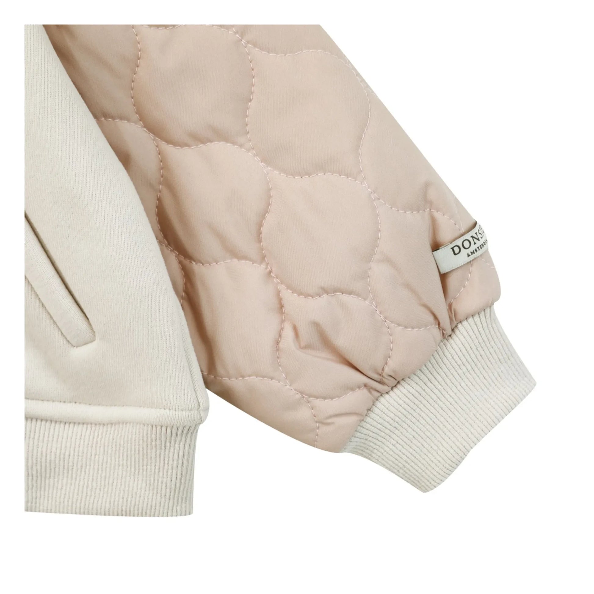 Donsje - Noal Bi-Material Bomber | Ecru