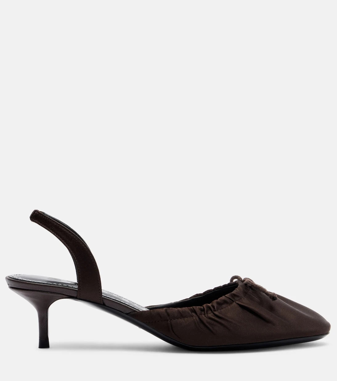 Staud - Alba satin slingback pumps