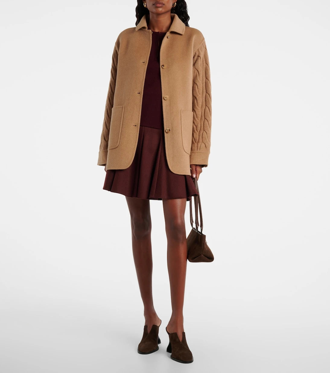 Max Mara - Camel hair miniskirt
