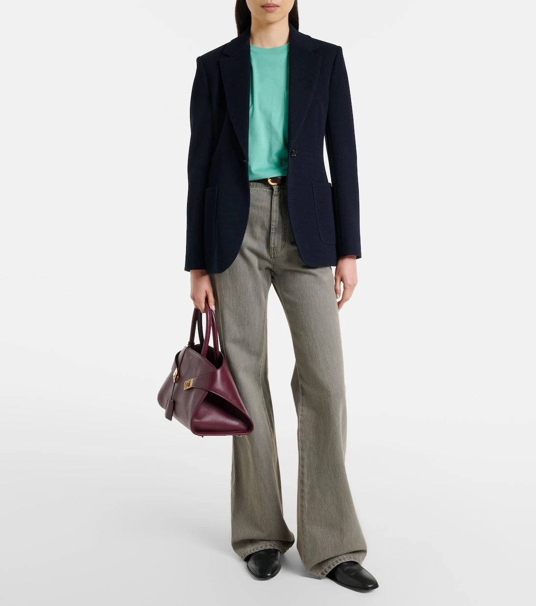 Max Mara - Papaia embroidered cotton jersey T-shirt