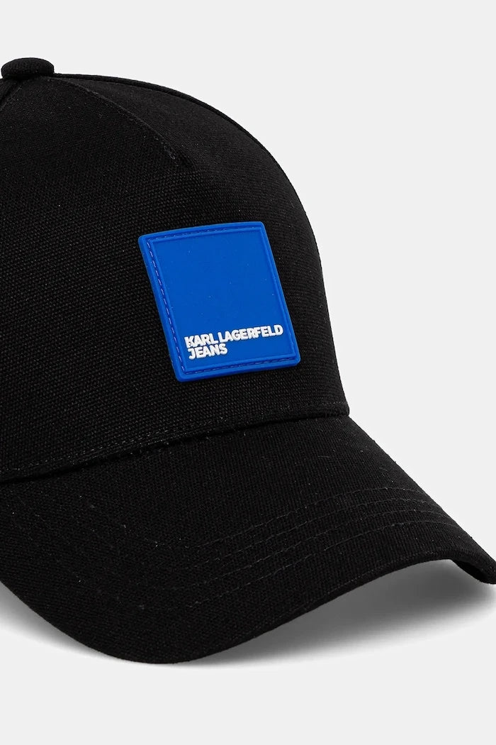 Karl Lagerfeld Jeans pamuklu siperlikli şapka