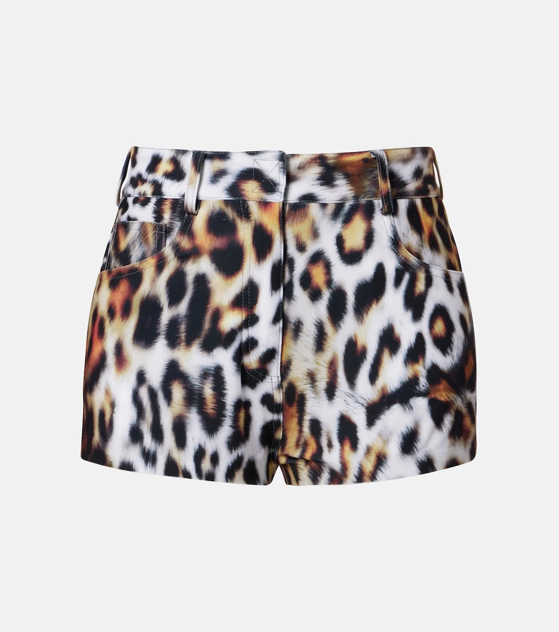 Norma Kamali - Leopard printed shorts