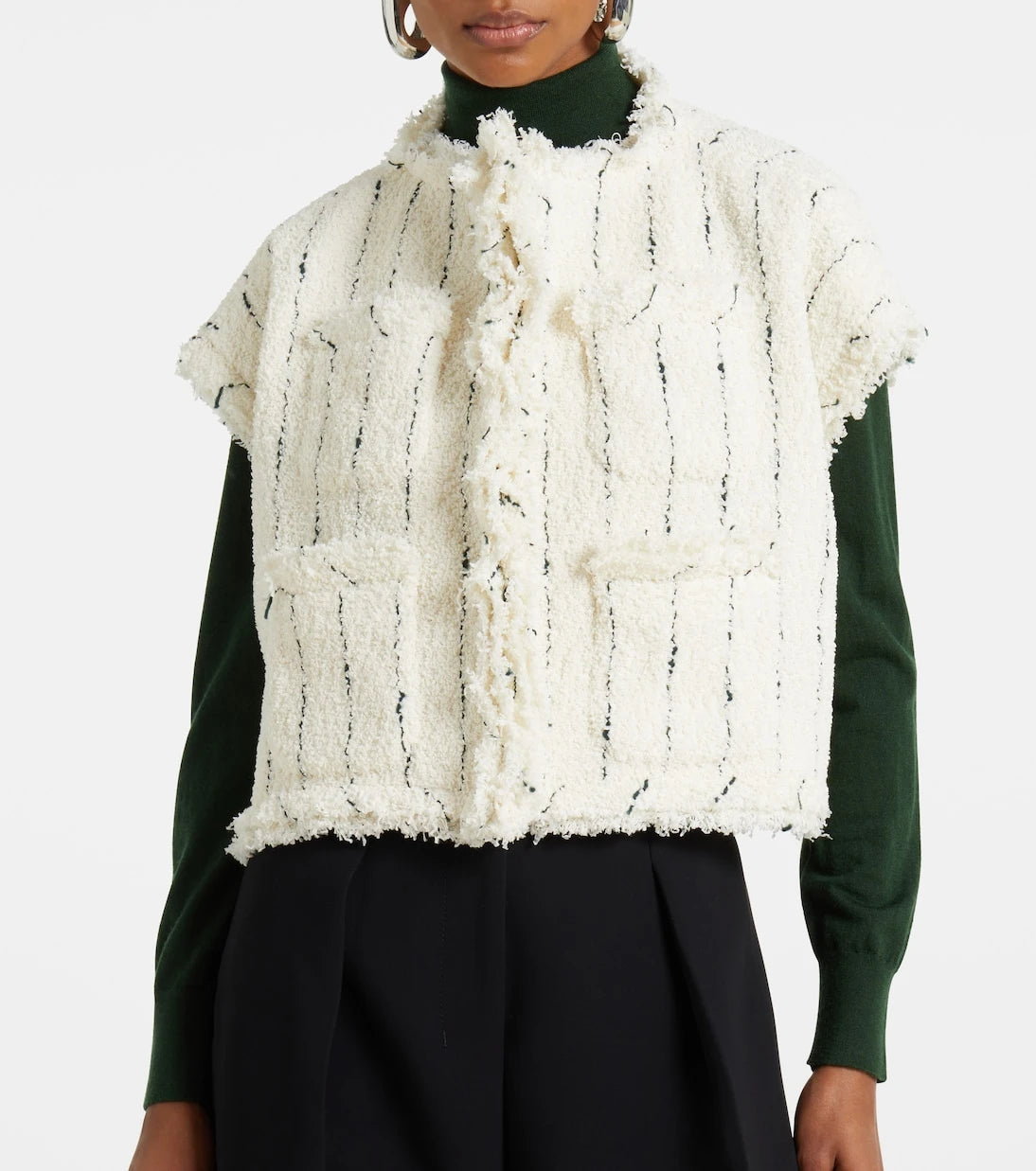 Sacai - Tweed vest