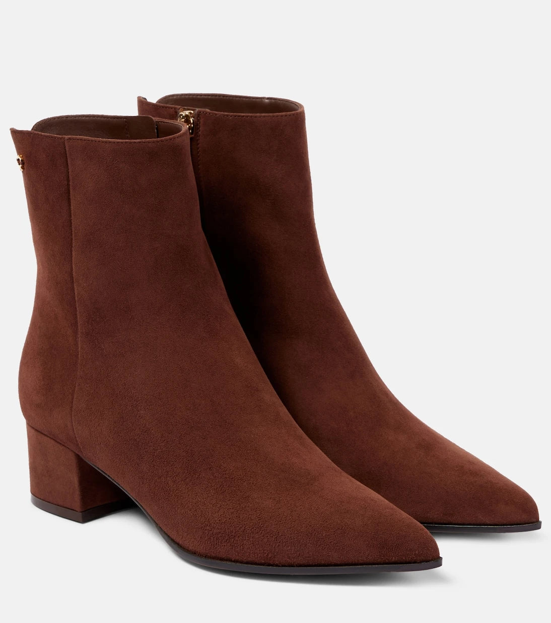 Gianvito Rossi - Lyell 45 suede ankle boots