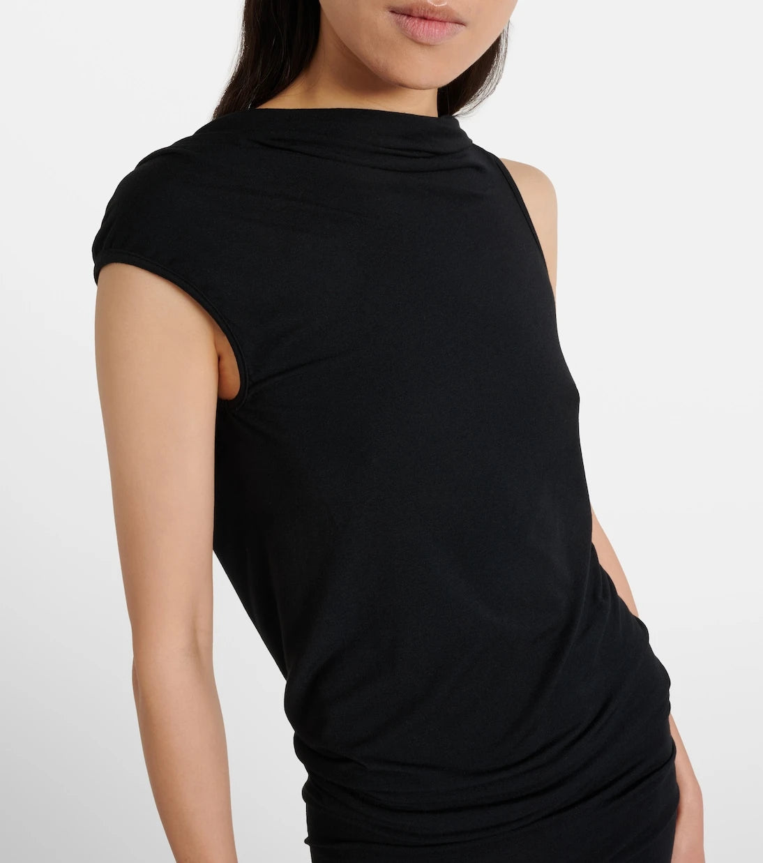 Rick Owens - Eva draped jersey maxi dress