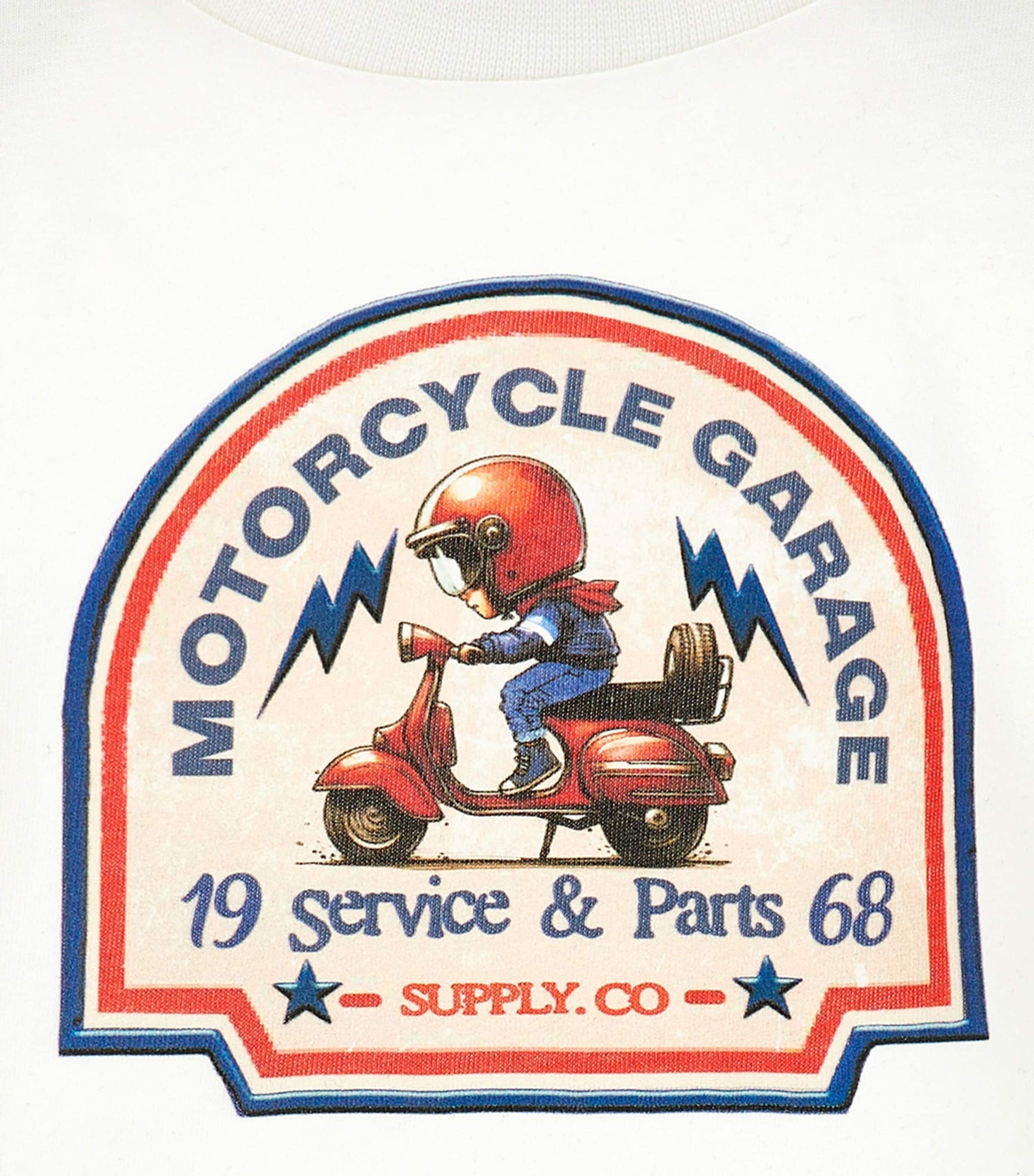 Moped Print Long-Sleeve T-Shirt (6-24 Months)