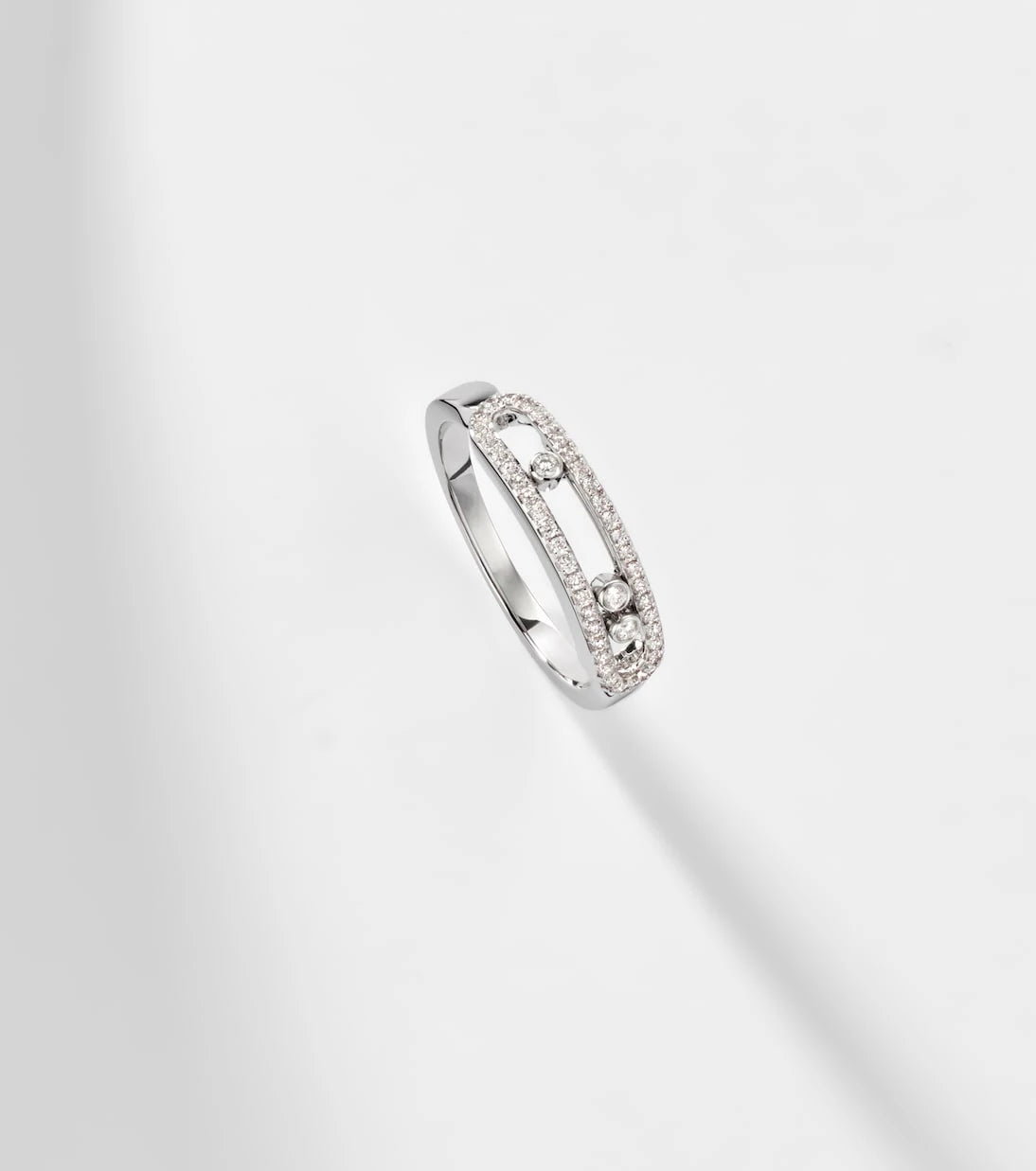 Messika - Baby Move 18kt white gold ring with diamonds