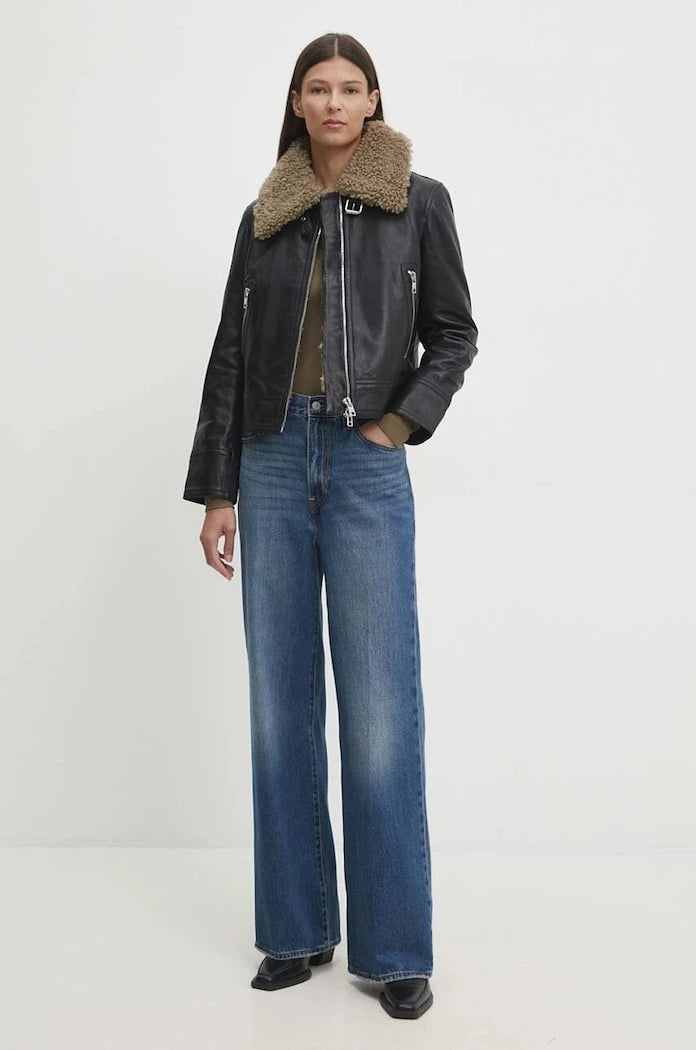 Levi's дънки wide leg дамски RIBCAGE WIDE LEG