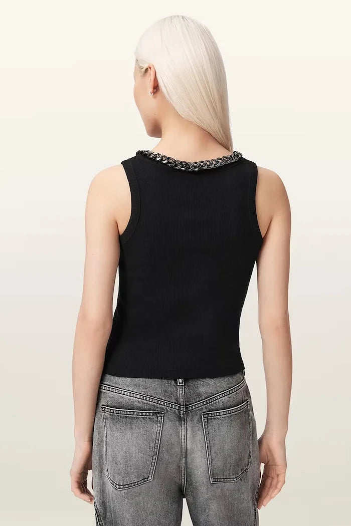 AllSaints топ дамски с памук LUCY