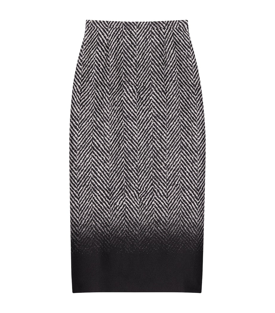 Givenchy Multi Wool-Blend Midi Skirt