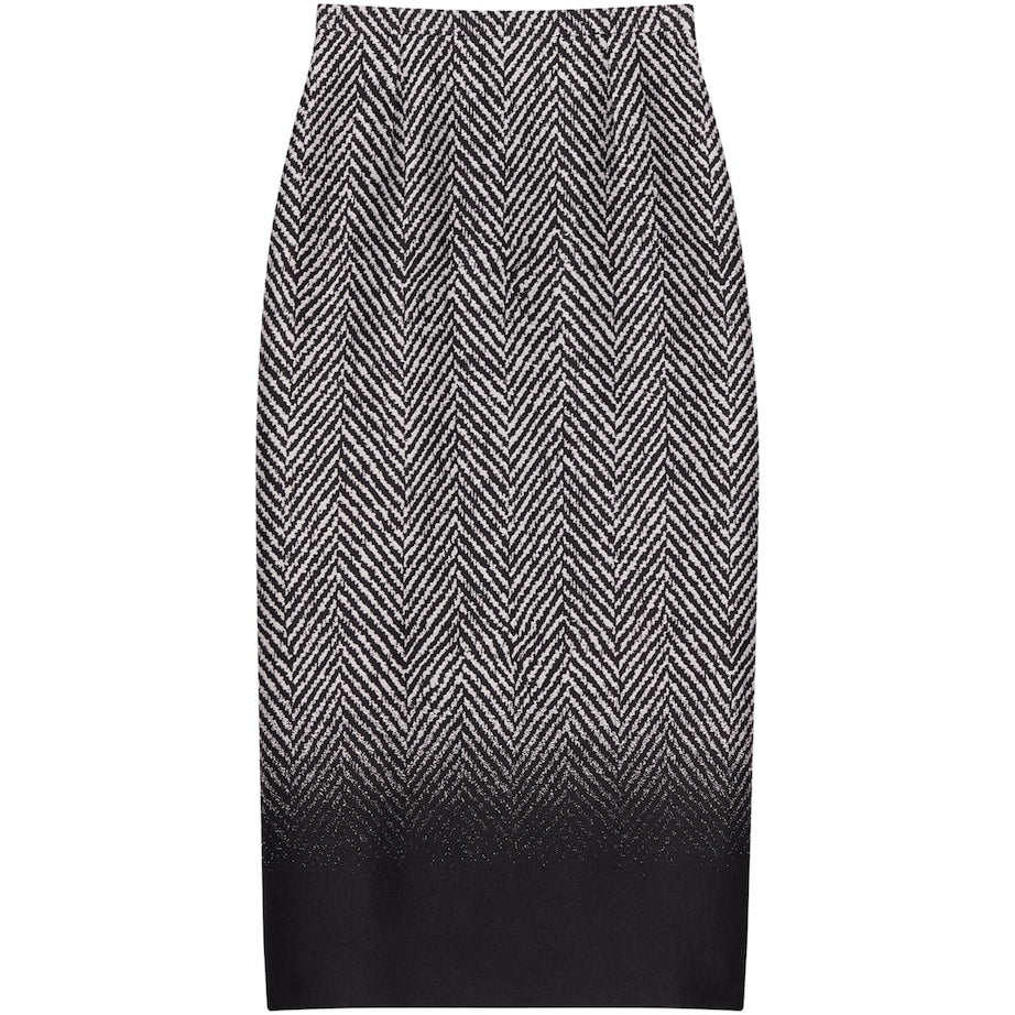 Givenchy Multi Wool-Blend Midi Skirt