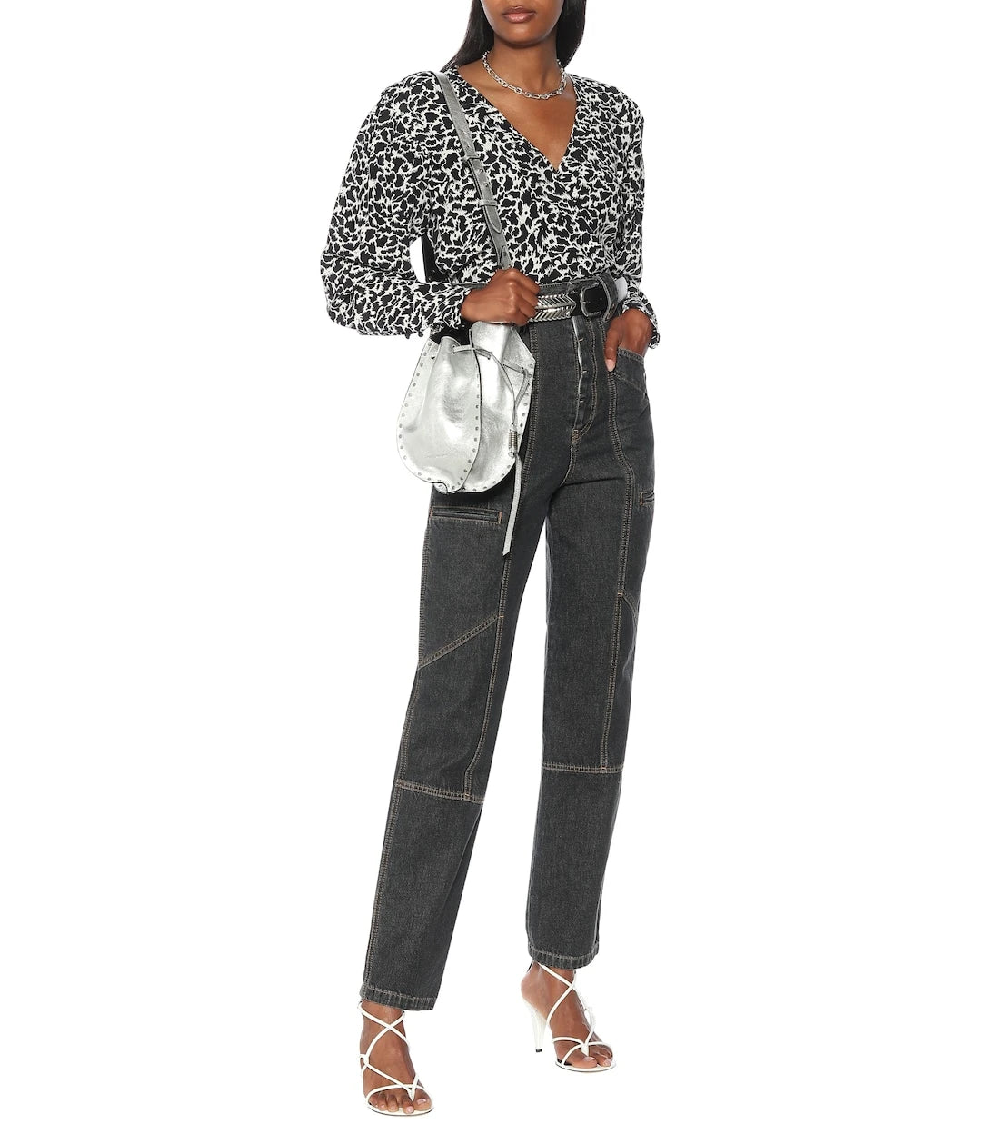 Marant Etoile - Floral wrap blouse
