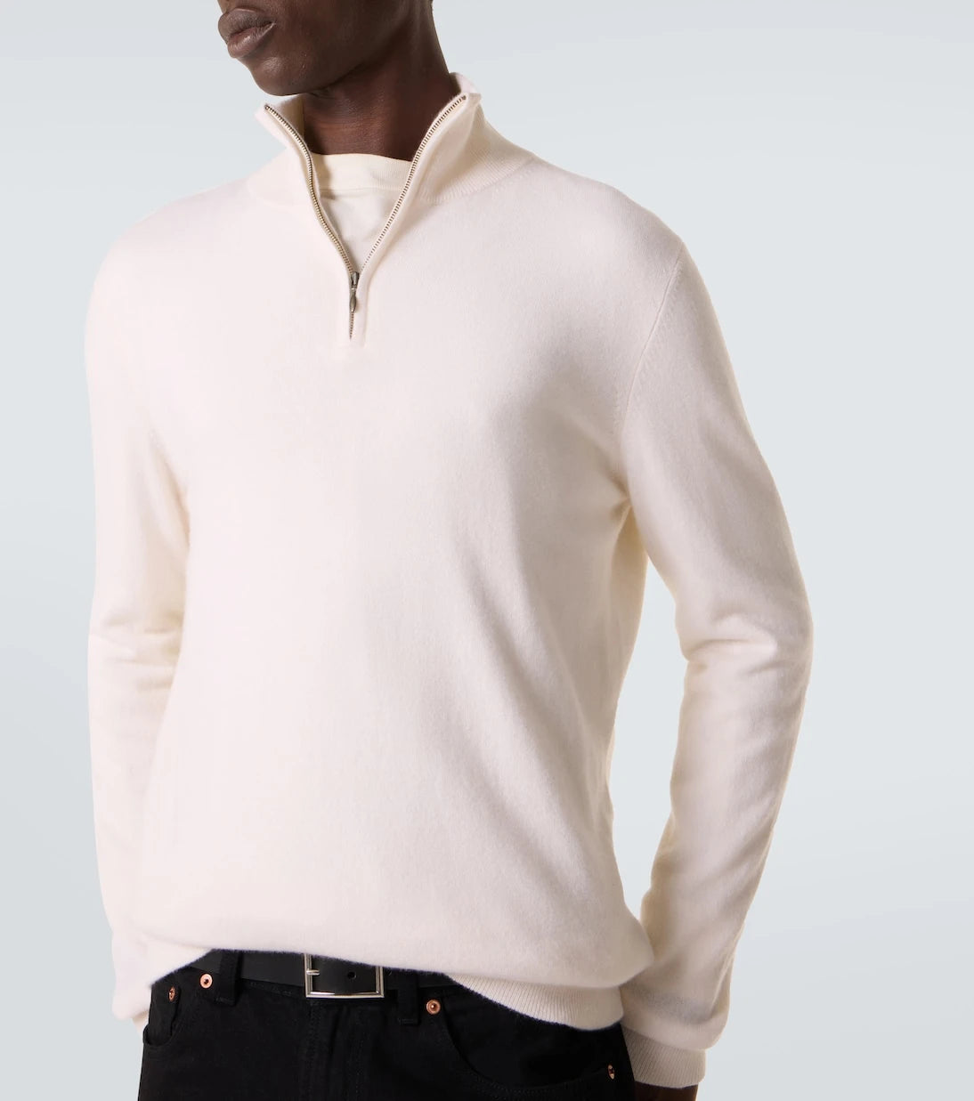 Le Kasha - Dared cashmere half-zip sweater