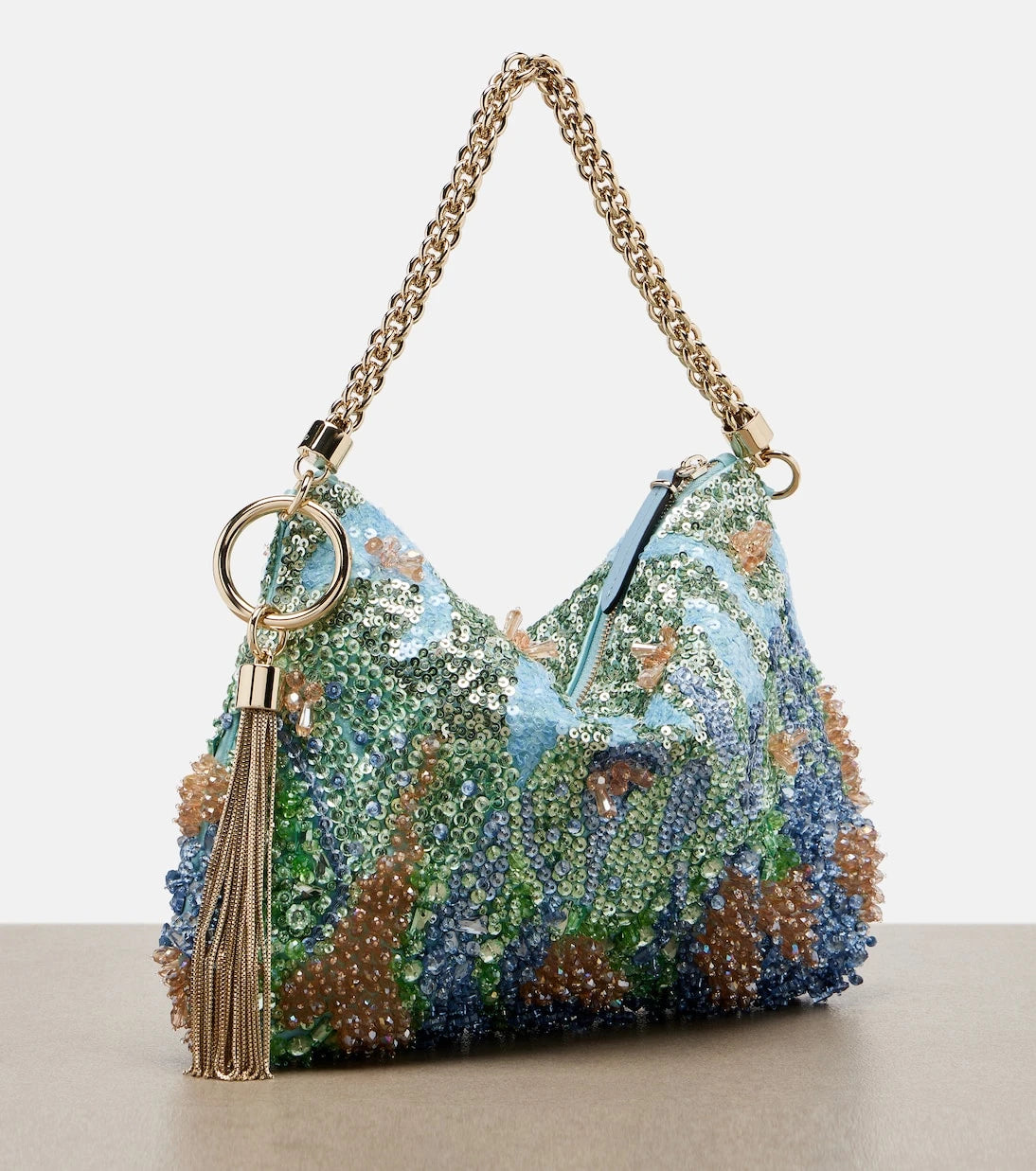 Jimmy Choo - Callie Small brocade top-handle bag