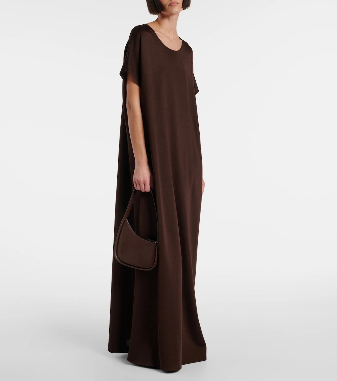 The Row - Half Moon leather shoulder bag