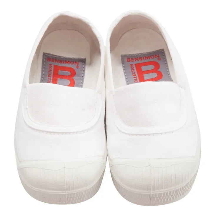 Bensimon - Elastic Vegan Tennis Shoes  | White