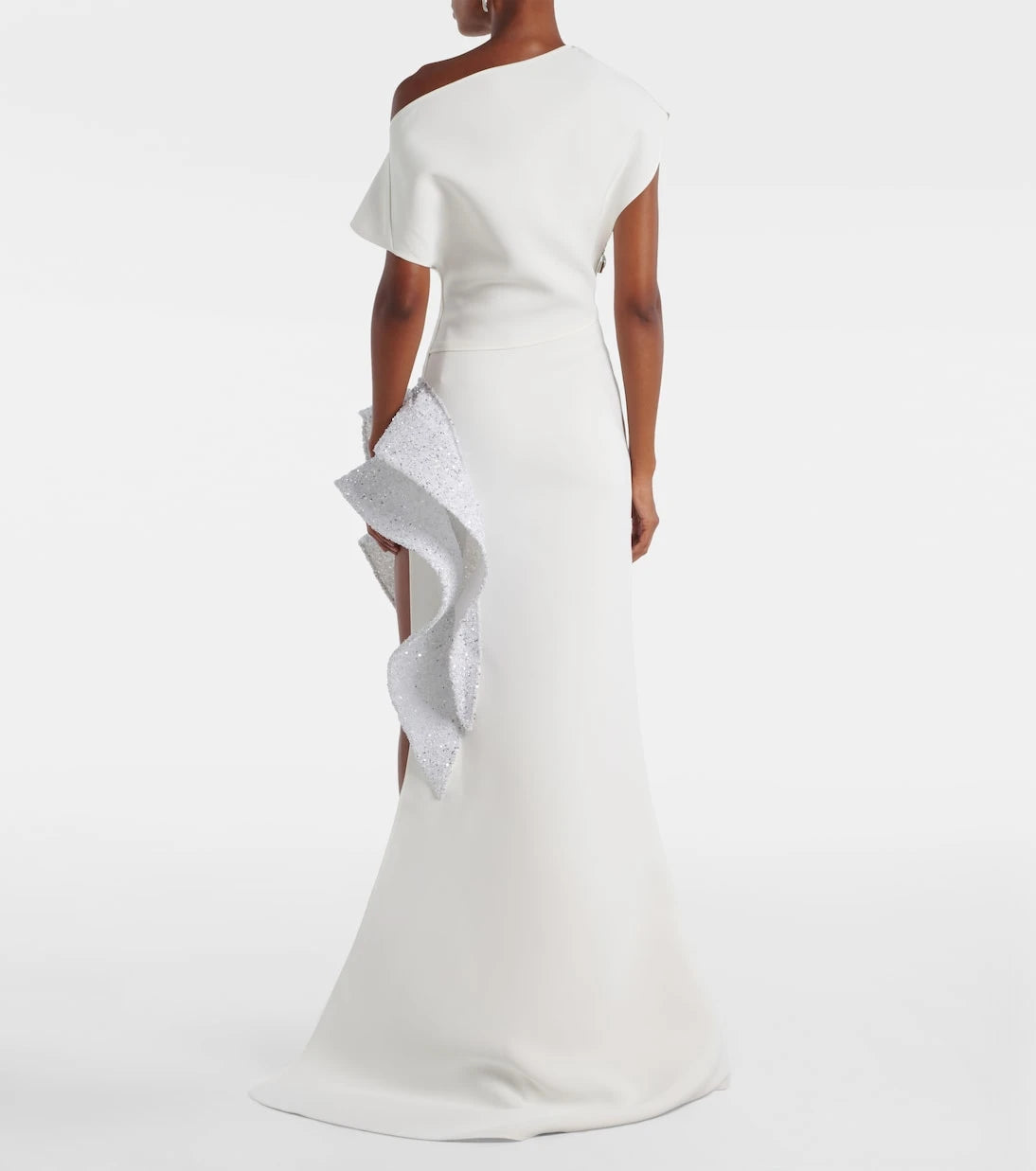 Maticevski - Wishing ruffled asymmetric gown