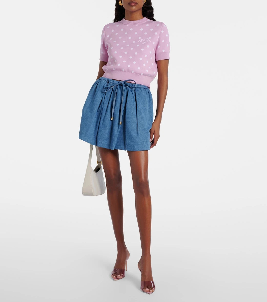 Patou - Denim miniskirt