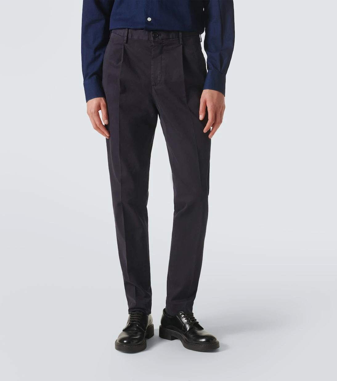 Slowear - Pleated cotton tapered pants