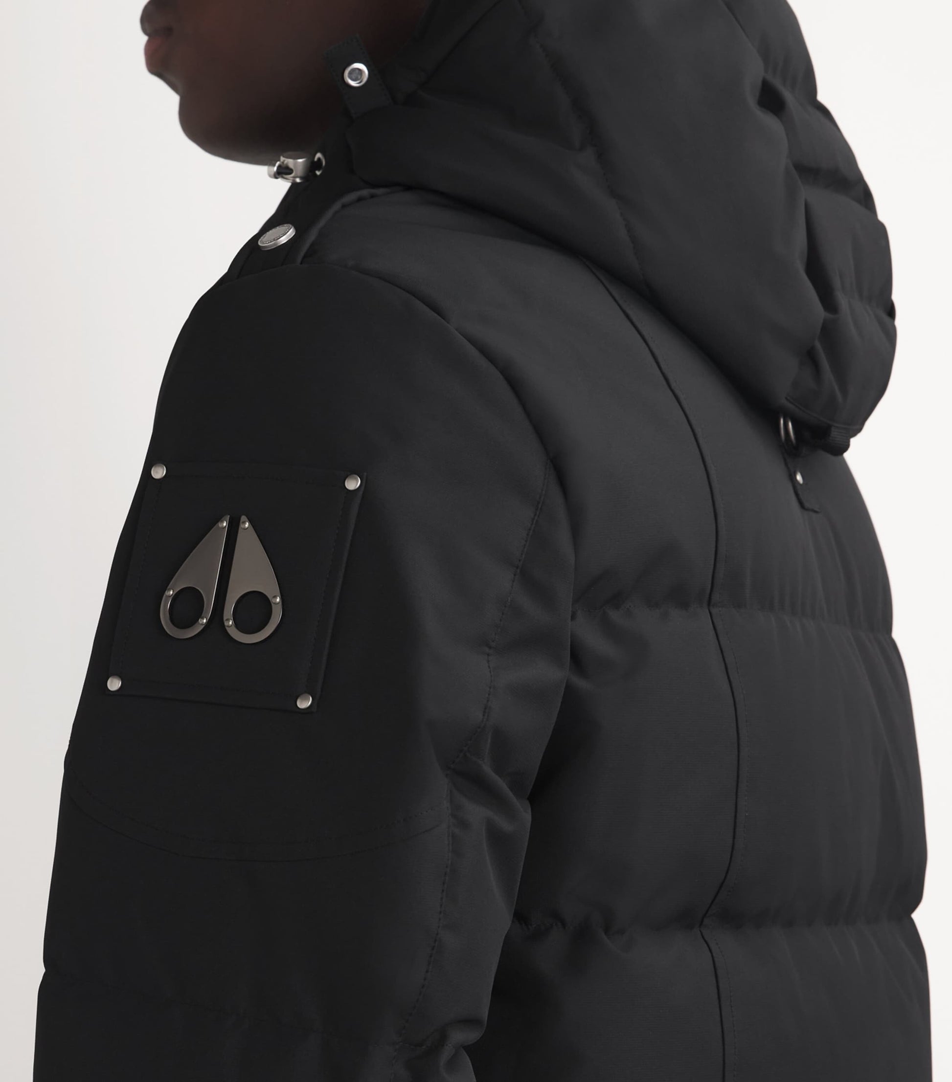 Moose Knuckles Black Down-Padded Cloud Parka Coat