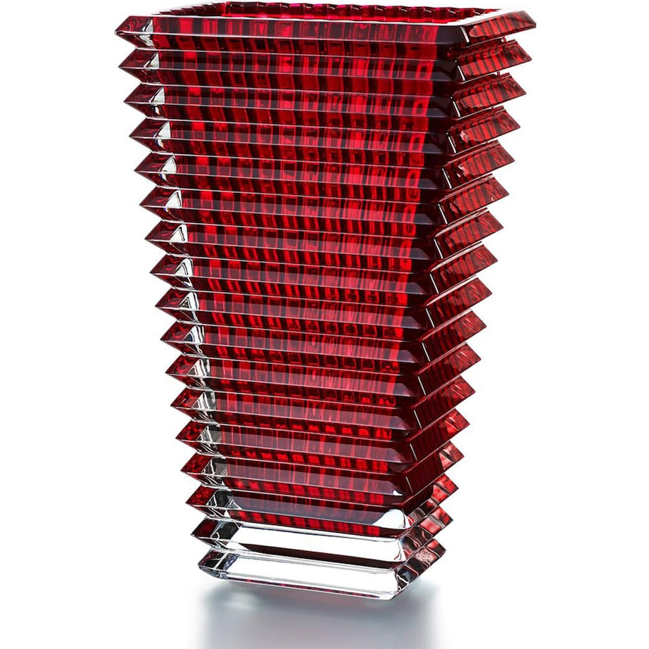 Large Eye Rectangular Red Vase (30 cm)