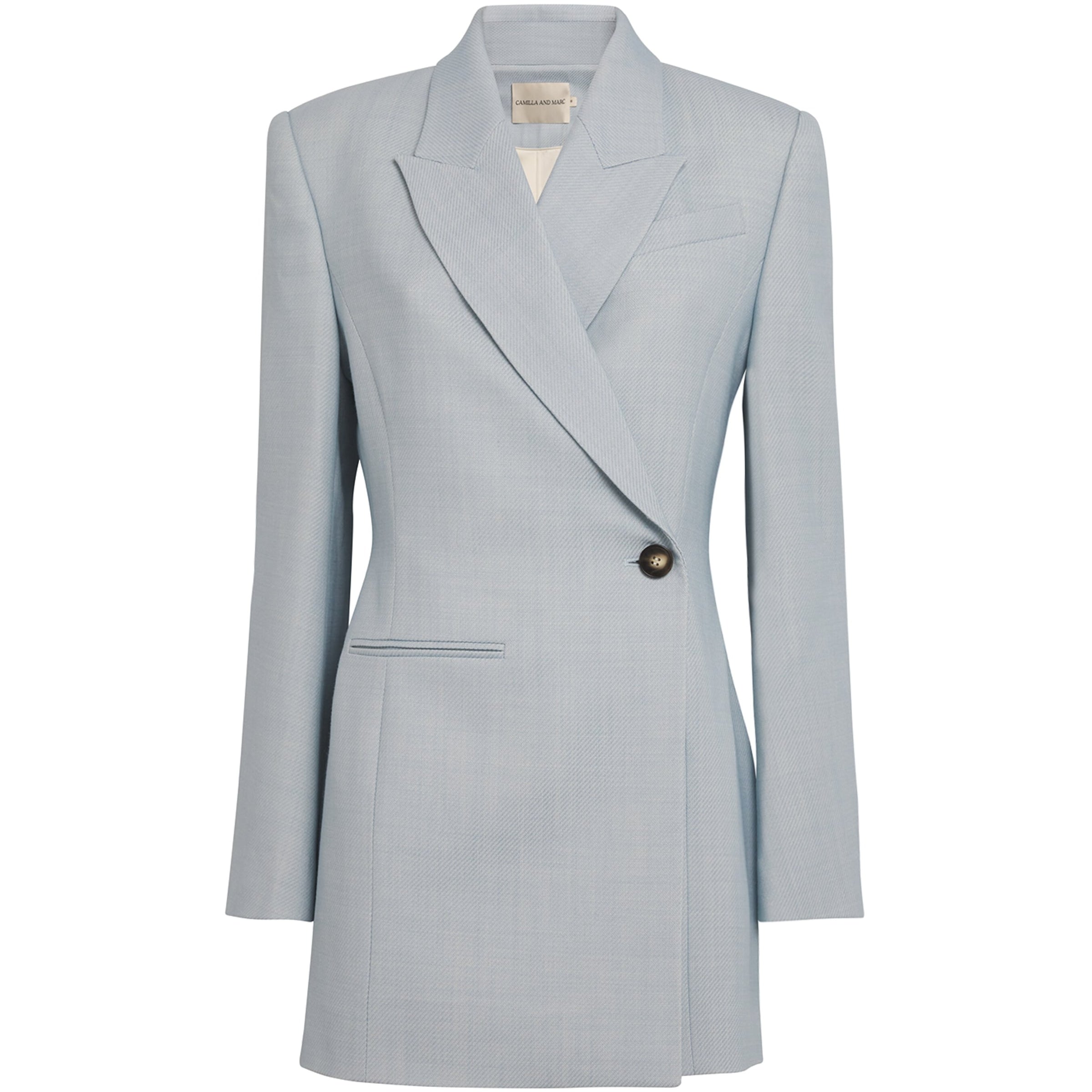 Wool-Blend Asymmetric Gehry Blazer