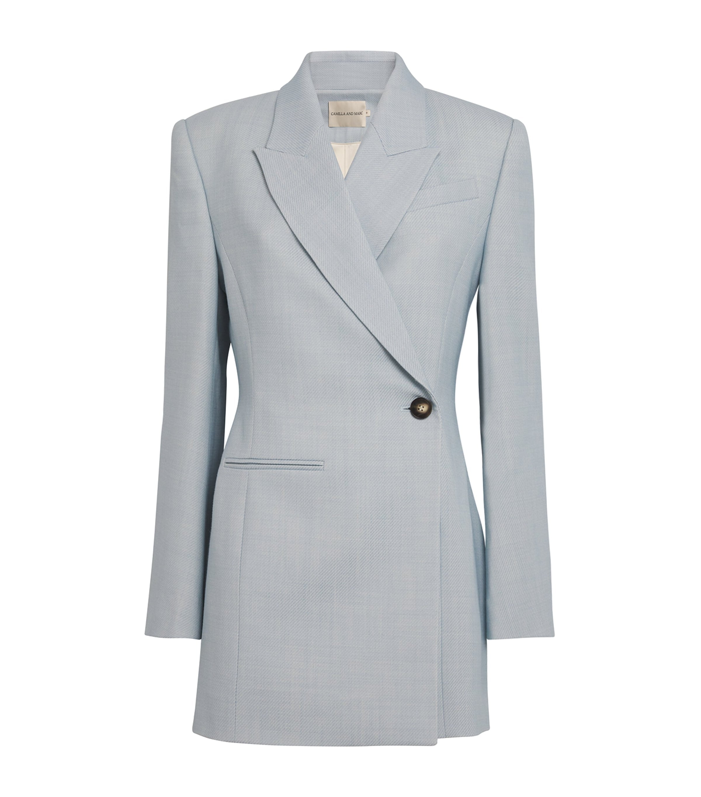 Wool-Blend Asymmetric Gehry Blazer