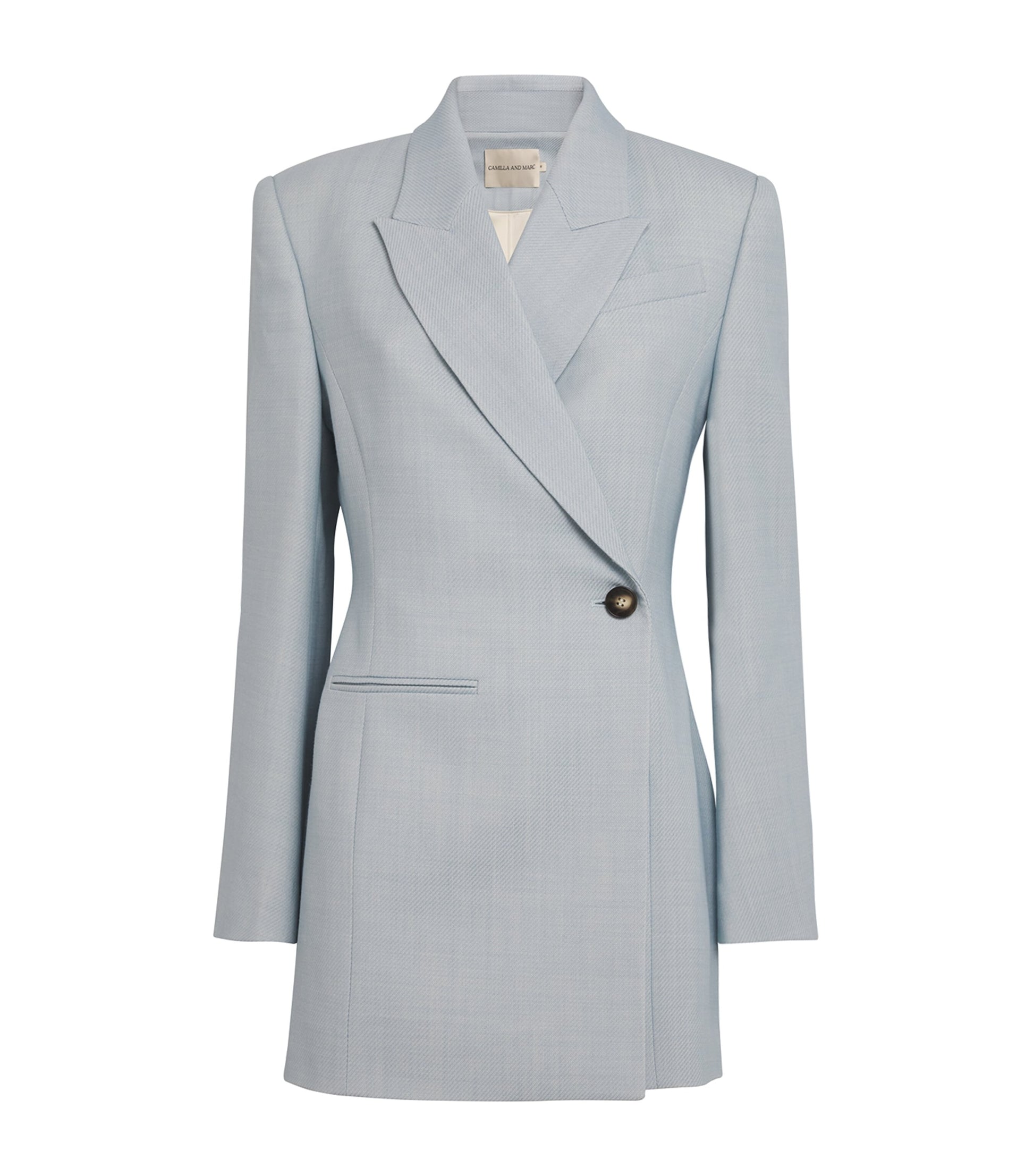 Wool-Blend Asymmetric Gehry Blazer