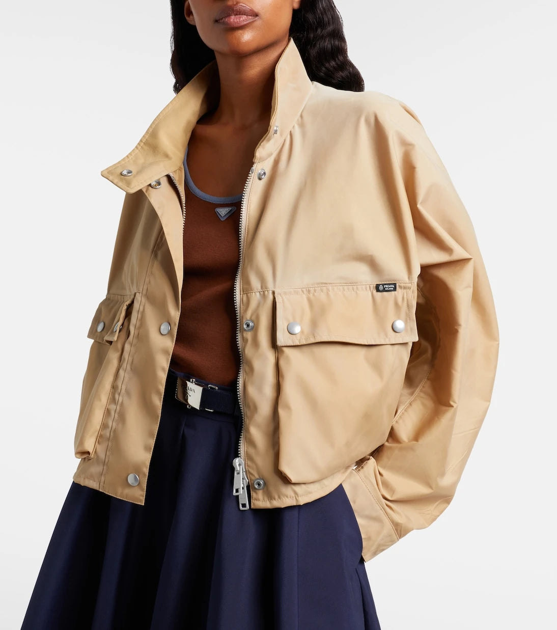 Prada - Re-Nylon cropped jacket