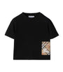 Burberry Kids Cotton Check-Patch T-Shirt (6-24 Months)
