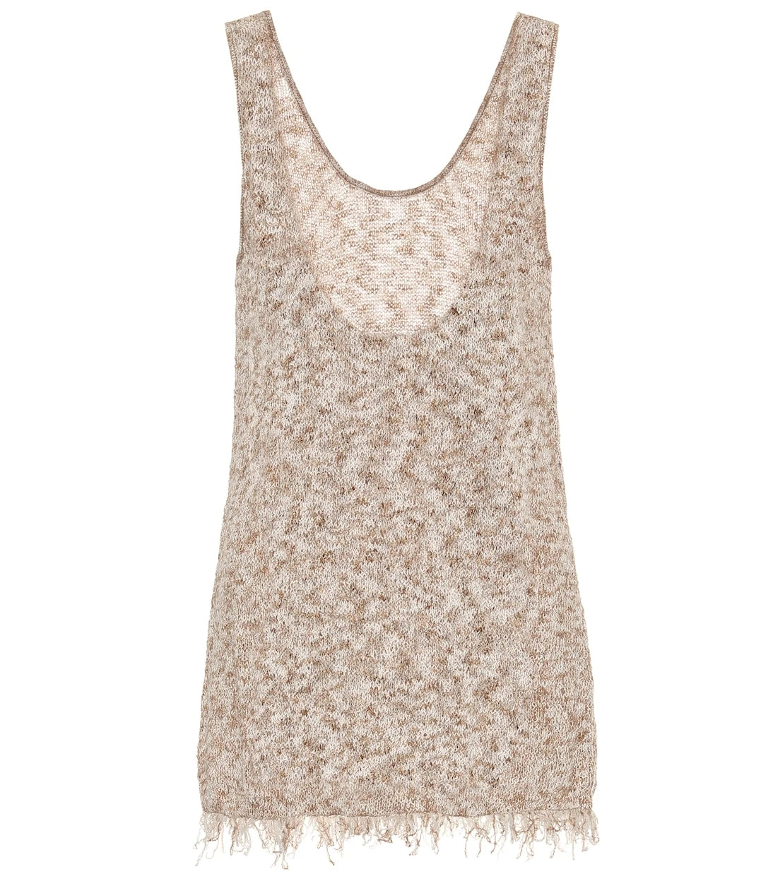 Alanui - Cotton-blend knit tank top