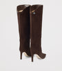 Jimmy Choo Alizze 85 Suede Knee-High Boots