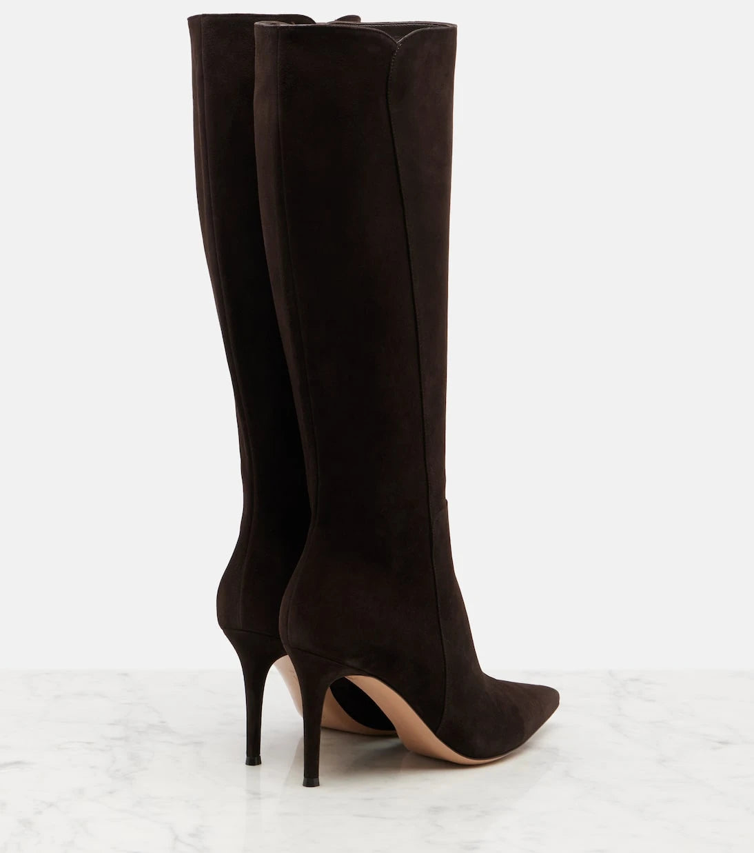 Gianvito Rossi - Suede knee-high boots