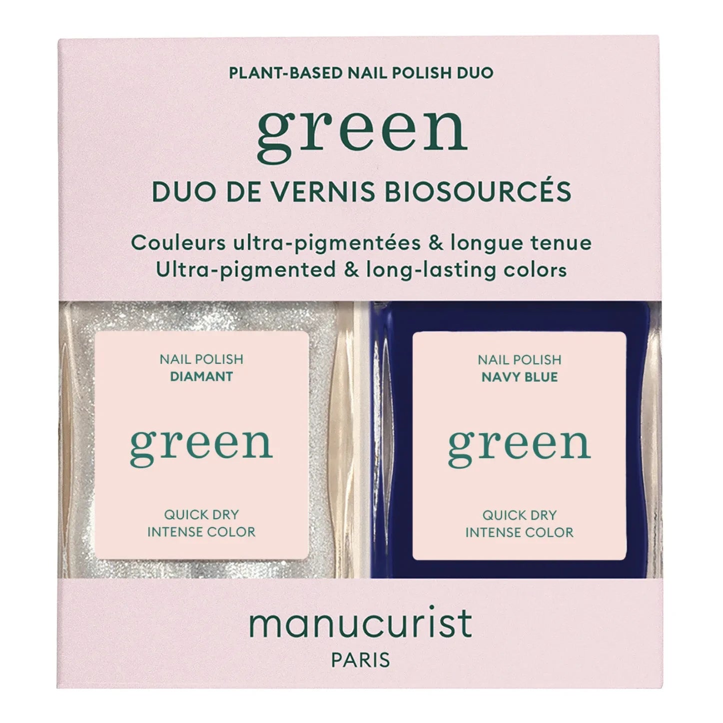 Manucurist - Nail Polish Duo Set - Diamond & Navy Blue