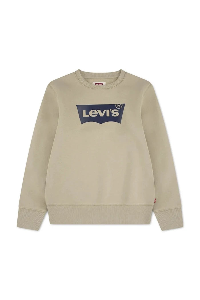 Levi's çocuk pamuklu BATWING CREWNECK sweatshirt