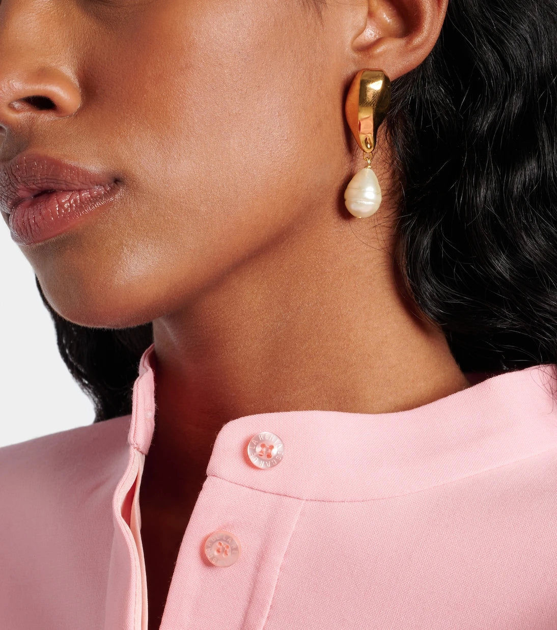 Oscar de la Renta - Faux pearl drop earrings