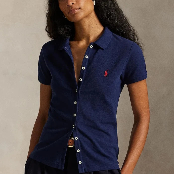 Тениска с яка Polo Ralph Lauren