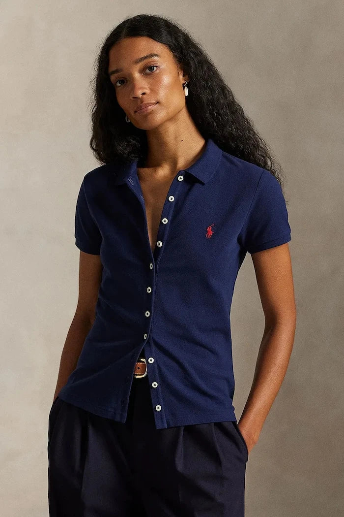 Тениска с яка Polo Ralph Lauren